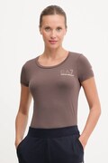 EA7 Emporio Armani t-shirt damski kolor brązowy TJDQZ.8NTT65
