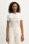 Guess t-shirt GALA damski kolor beżowy V5BI03 J1314