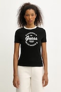 Tričko Guess GALA dámske, čierna farba, V5BI03 J1314