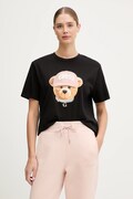 Бавовняна футболка Guess TEDDY BEAR колір чорний V5BI09 I3Z14