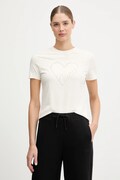 Μπλουζάκι Guess LOVE χρώμα: μπεζ, V5BI13 J1314