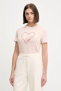 Guess t-shirt LOVE damski kolor pomarańczowy V5BI13 J1314