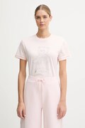 Бавовняна футболка Guess колір рожевий V5BI16 K8FQ4