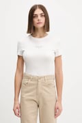 Футболка Tommy Jeans колір білий DW0DW21542