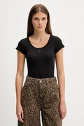 Tommy Jeans t-shirt damski kolor czarny DW0DW21570
