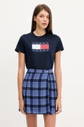 Tommy Jeans tricou din bumbac culoarea bleumarin, DW0DW22562