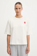 Βαμβακερό μπλουζάκι The North Face Redbox χρώμα: μπεζ, NF0A8EG6QLI1