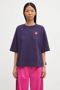 The North Face t-shirt bawełniany Redbox damski kolor fioletowy NF0A8EG61JI1