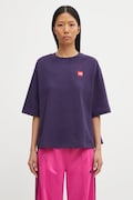 The North Face t-shirt bawełniany Redbox damski kolor fioletowy NF0A8EG61JI1
