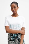 Liu Jo t-shirt bawełniany damski kolor biały UF5260.JS923
