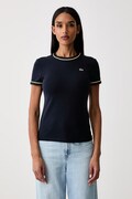 Lacoste tričko dámské s bavlnou námořnické modré TF5289