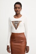 Μακρυμάνικο Guess LEO χρώμα: μπεζ, W5BI75 J1314