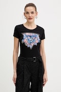 Guess t-shirt damski kolor czarny W5BI29 J1314