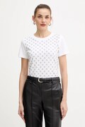 Guess t-shirt bawełniany damski kolor biały W5BI21 I3Z14