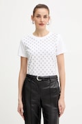 Βαμβακερό μπλουζάκι Guess χρώμα: άσπρο, W5BI21 I3Z14
