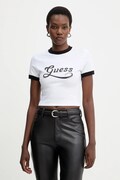 Guess t-shirt damski kolor biały W5BI20 J1314