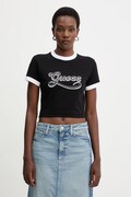 Guess t-shirt damski kolor czarny W5BI20 J1314
