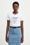 Бавовняна футболка Guess колір білий W5BI18 I3Z14