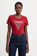 Бавовняна футболка Guess колір червоний W5BI18 I3Z14