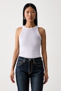 Levi's top damski bawełniany ESSENTIAL RACER fioletowy A3381