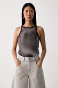 Levi's top damski bawełniany ESSENTIAL RACER brązowy A3381