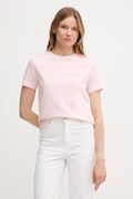 Gant t-shirt bawełniany damski kolor różowy 4202589