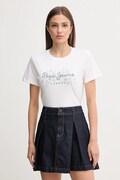 Pepe Jeans t-shirt bawełniany damski kolor biały PL5000049