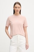 Calvin Klein Jeans T-shirt damski bawełniany różowy LV047D873G