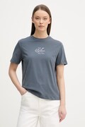 Calvin Klein Jeans T-shirt damski bawełniany szary LV047D873G