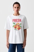 Levi's T-shirt damski bawełniany GR TABOR biały 001MX