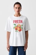 Levi's T-shirt damski bawełniany GR TABOR biały 001MX