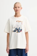 Levi's T-shirt damski bawełniany GR TABOR beżowy 001MX