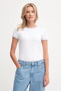 Tričko Calvin Klein Jeans dámske, biela farba, LV047D201G