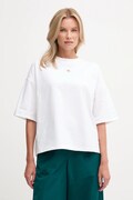 Bavlnené tričko Calvin Klein Jeans dámske, biela farba, LV047D204G
