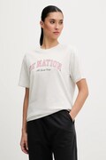 P.E Nation t-shirt bawełniany Heritage damski kolor szary 253T108