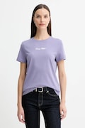 Бавовняна футболка Tommy Hilfiger колір фіолетовий WW0WW47460