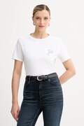 BOSS Orange t-shirt bawełniany damski kolor biały 50549192