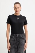 BOSS Orange t-shirt bawełniany damski kolor czarny 50549192
