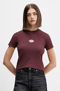Dickies t-shirt damski kolor bordowy DK0A4ZAO