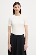 Calvin Klein t-shirt damski z modalem beżowy LV044D246G