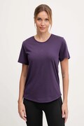 Μπλουζάκι γιόγκα adidas Performance Motion χρώμα: μοβ, JM4484