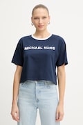 MICHAEL Michael Kors t-shirt bawełniany damski kolor granatowy MF551WN2ZU