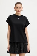 Karl Lagerfeld t-shirt bawełniany damski kolor czarny A4W17039