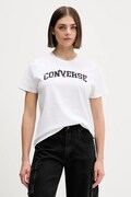 Converse t-shirt bawełniany damski kolor biały CVW5T026