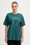Dkny t-shirt bawełniany damski kolor zielony DP5T1470