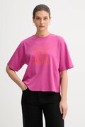 United Colors of Benetton t-shirt bawełniany damski kolor różowy 3DCJD10B9