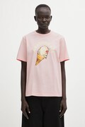 Βαμβακερό μπλουζάκι A Bathing Ape Ice Cream χρώμα: ροζ, 001TEL302043L