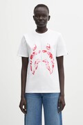 Бавовняна футболка A Bathing Ape ABC Camo Shark колір білий 1L30210008