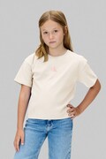 Calvin Klein Jeans t-shirt bawełniany dziecięcy kolor beżowy IG0IG02136