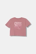 Guess t-shirt dziecięcy kolor różowy J5YI31 K6YW4